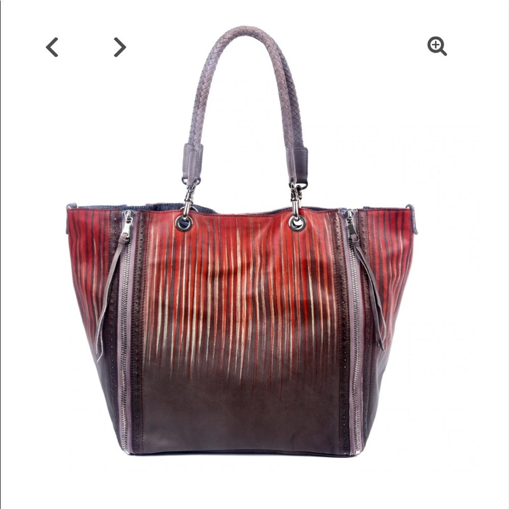 Free People Old Trend Barracuda Leather Tote purse bag